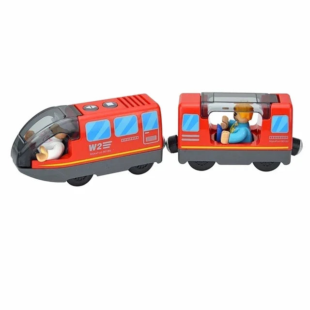 Wooden Train Set For Kids Educational Track Toys Gift