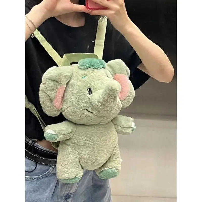 Adorable Plush Elephant Children's Backpack - ToylandEU