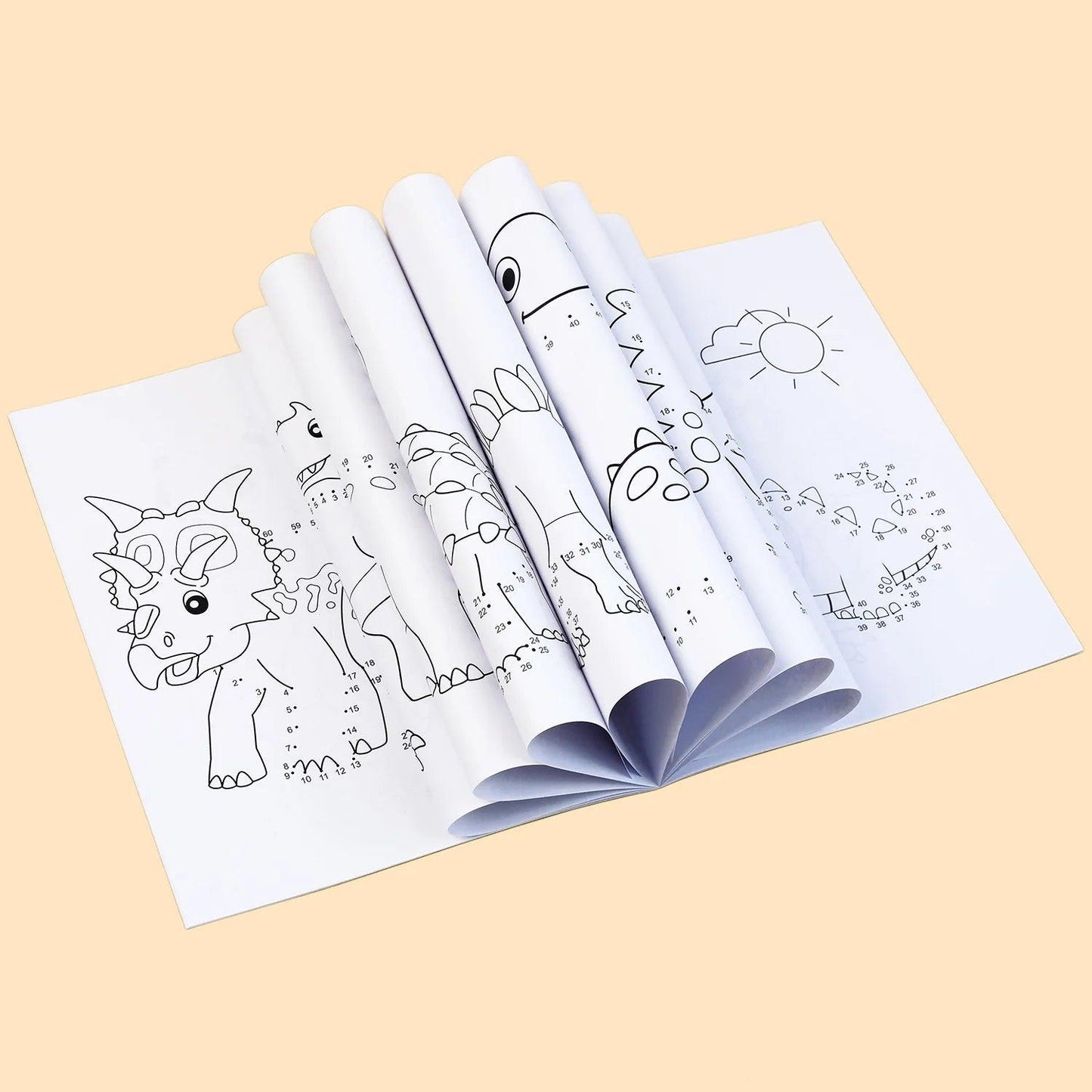 Kids Dot To Dot Book | Jumbo Dinosaurs | Toylandeu™