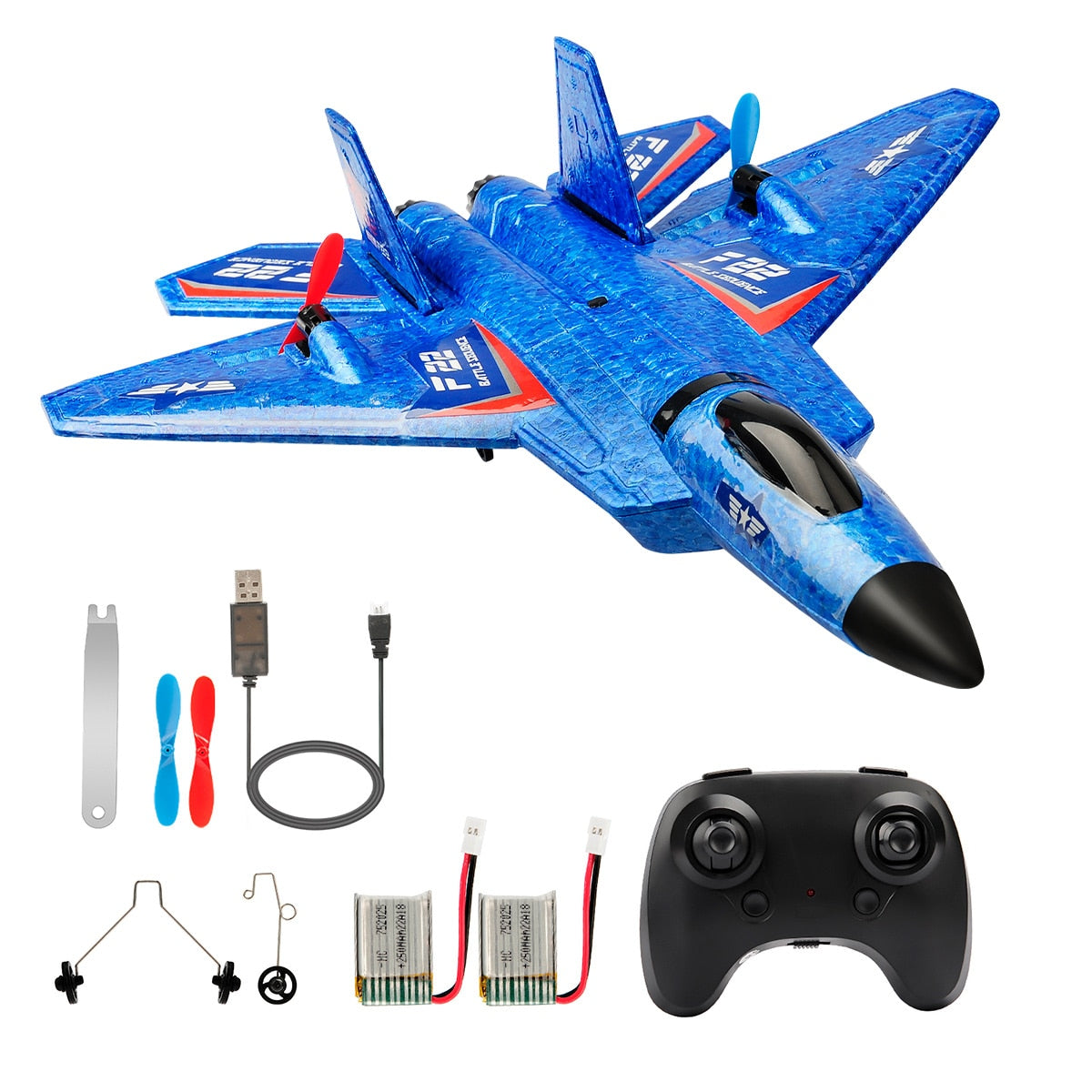 RC Plane F22 Raptor Remote Control Aircraft - Foam Material Toyland EU Toyland EU