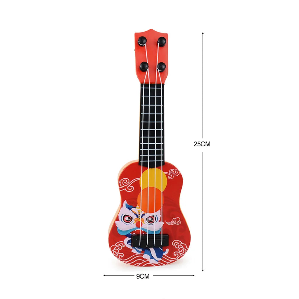 Mini Ukulele For Beginners 4 String Educational Toy Guitar