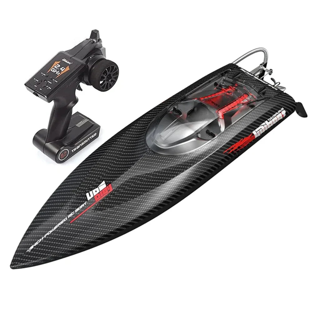 RC Speedy UDIRC UDI022 Brushless RC Boat with LED Lights and Water Cooling System - 60km/h Remote Control Model