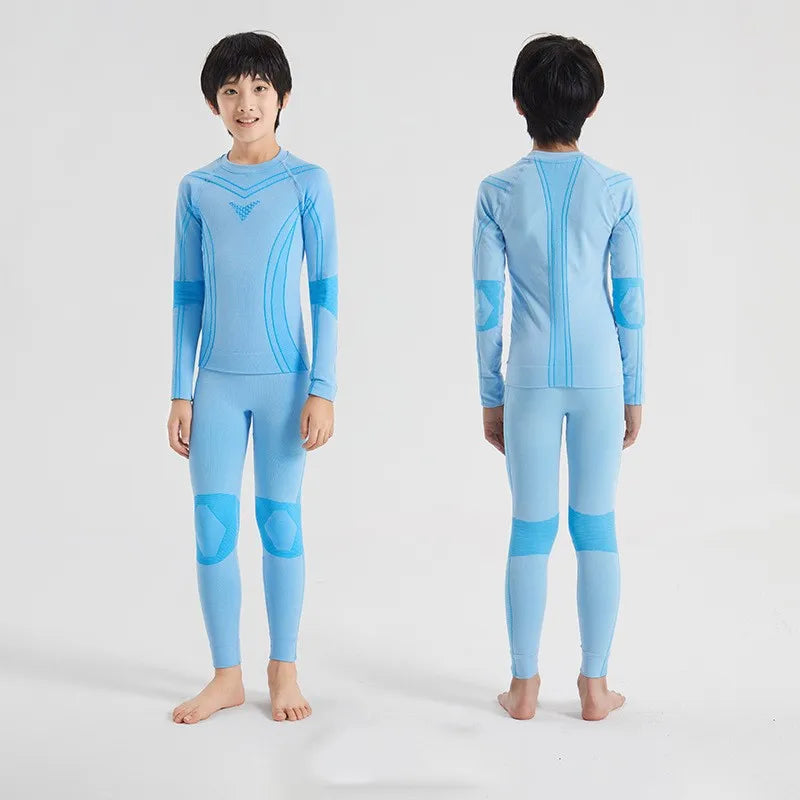 Kids Compression Base Layer Set | Compressed Fit | Durable Knit | Unisex Youth