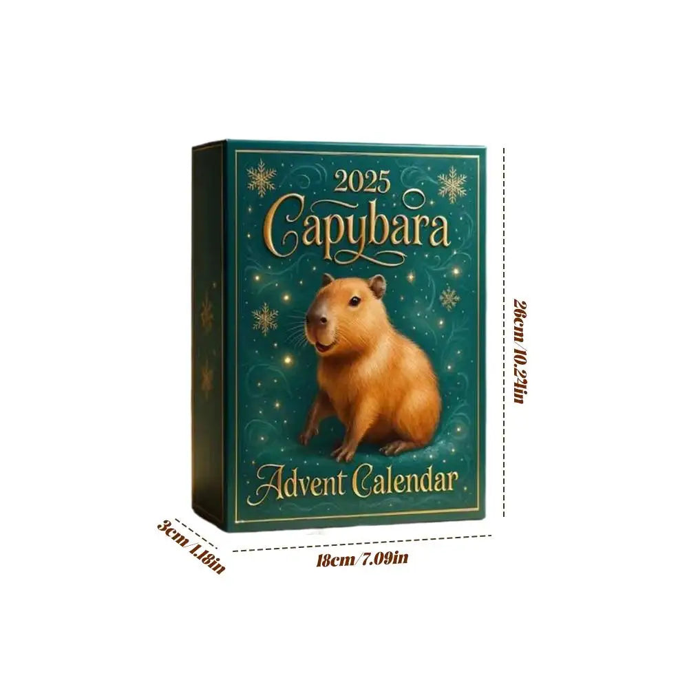 Advent Calendar | Capybara Pendants | 24 Day 2D Acrylic Hanging Ornaments | Christmas Tree Decor Gift