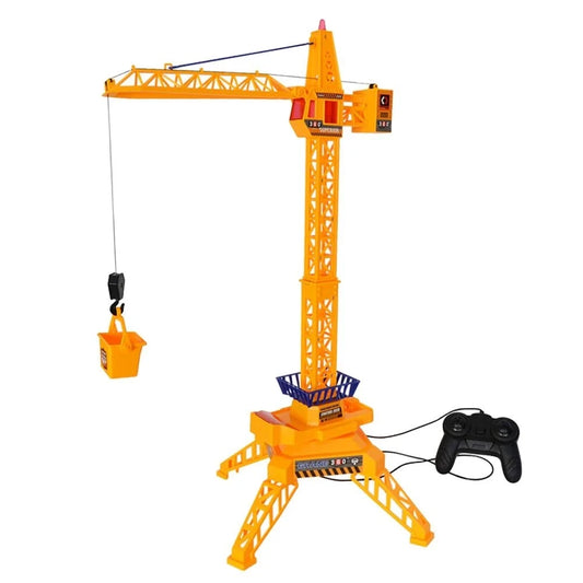 30-Inch RC Crawler Crane: Fun Electric Construction Toy for Kids!