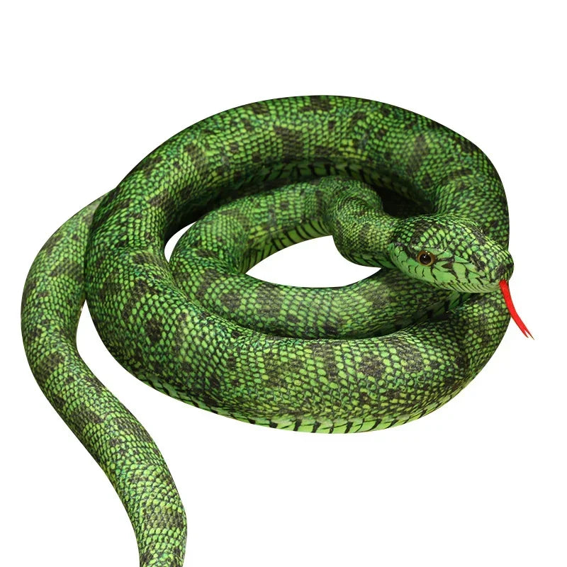 Giant Snake Plush | Gold Coiled Design | Toylandeu™