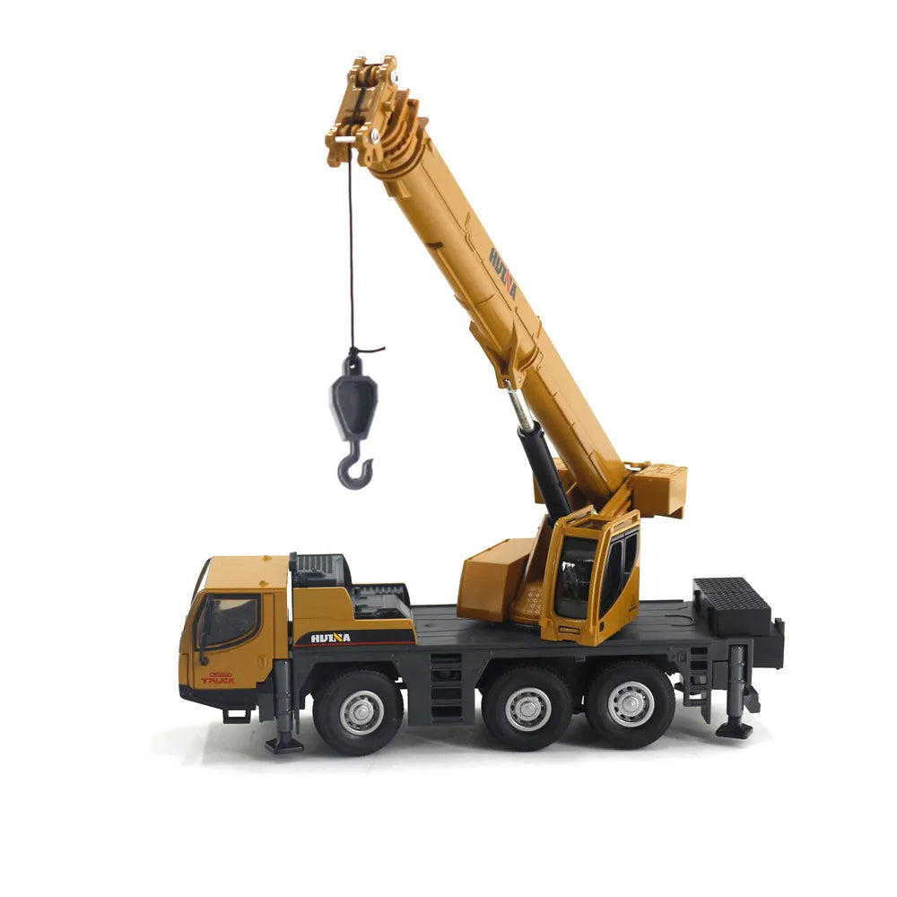1:50 Diecast Truck-mounted Crane Alloy Model Simulation