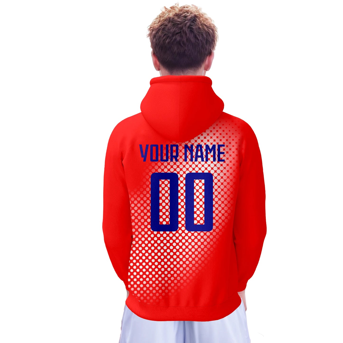 Personalized Croatia Soccer Hoodies for All Ages - Custom Name & Number Football Sweatshirt for Fans (S-5XL)