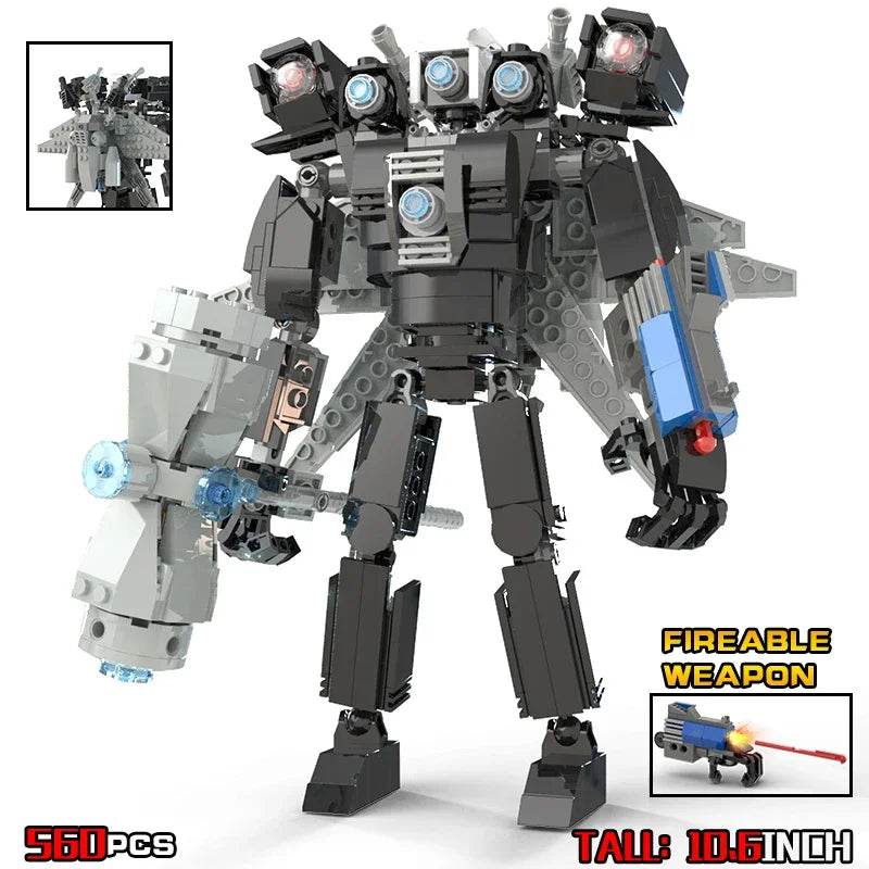 New in Skibidi Figures Toilet Man Titan Clock King Toys - ToylandEU