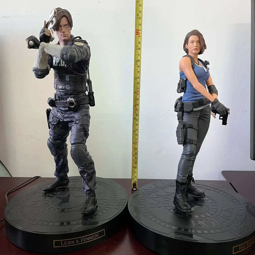 Ada Wong, Jill Valentine, Leon Scott Kennedy Figure, Resident Evil Anime Gaming Figurines 13 in