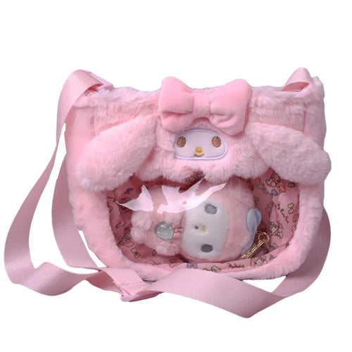 Anime Sanrio  Plush Doll Bag Kawali Figure Cinnamoroll Kuromi ToylandEU.com Toyland EU
