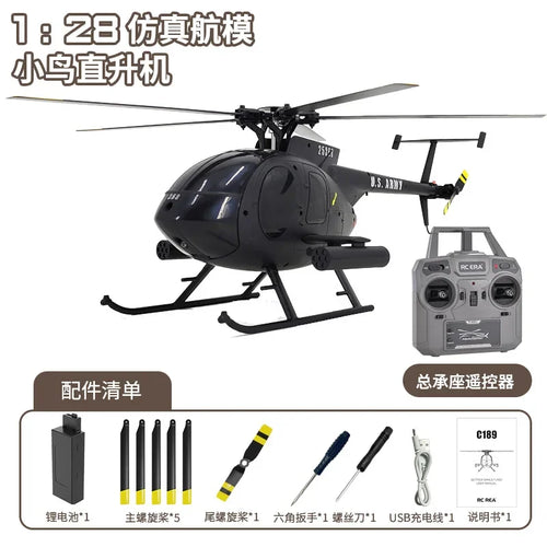 1:28 Remote Control Helicopter Rc Era C189 Bird Tusk Md500 Dual ToylandEU.com Toyland EU