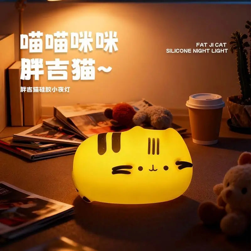 Pusheen Night Light | Glow In The Dark | Kawaii Cat Design | Bedroom Decor