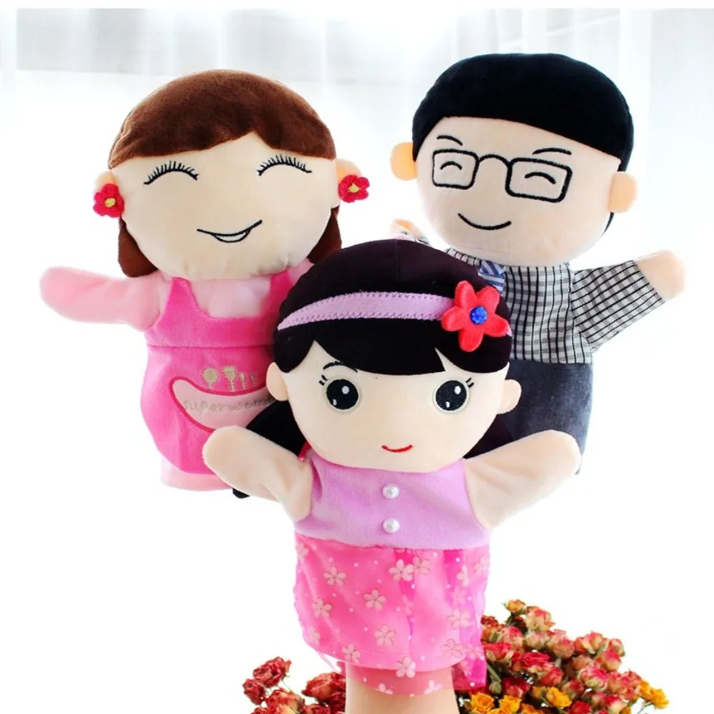 Family Hand Puppets | Soft Cloth Material | Storytelling Pack | Kids Gift Set
