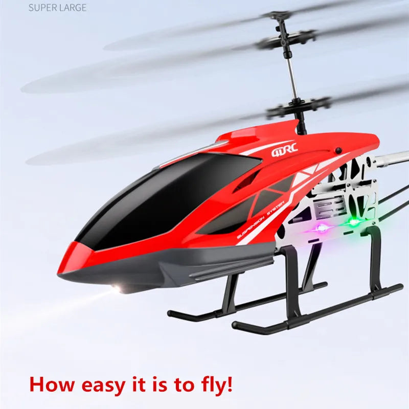 4K WiFi FPV RC Helicopter with LED Lights & Obstacle Avoidance for Kids