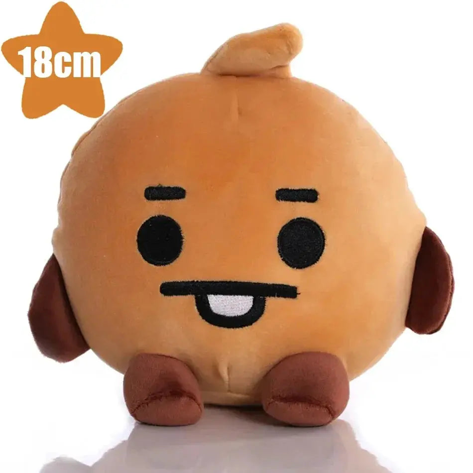 Plush Toy Tata Koay Shooky Mang Cooky Cartoon Animal Backpack Key Mobile Phone Pendant Office Relaxation Toys Friend Gift - ToylandEU