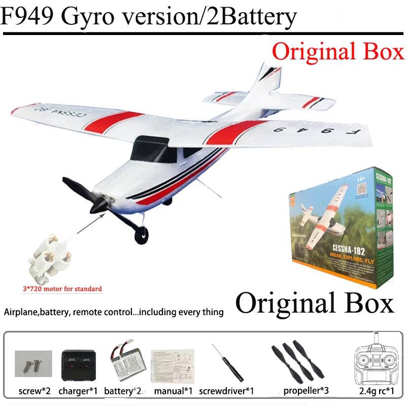 WLtoys F949 2.4G 3D6G 3Ch RC Airplane Gyroscope RTF Upgrade - ToylandEU