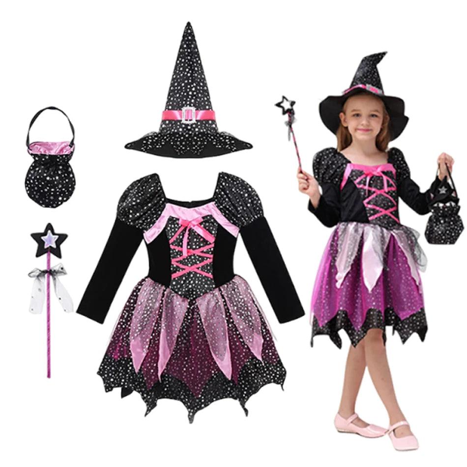 Witch Dress For Girls | Mid Calf | Toylandeu™