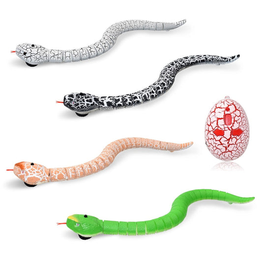 Electric Remote Control Rattlesnake Toy with Infrared Egg and Funny Mischief for Kids - ToylandEU