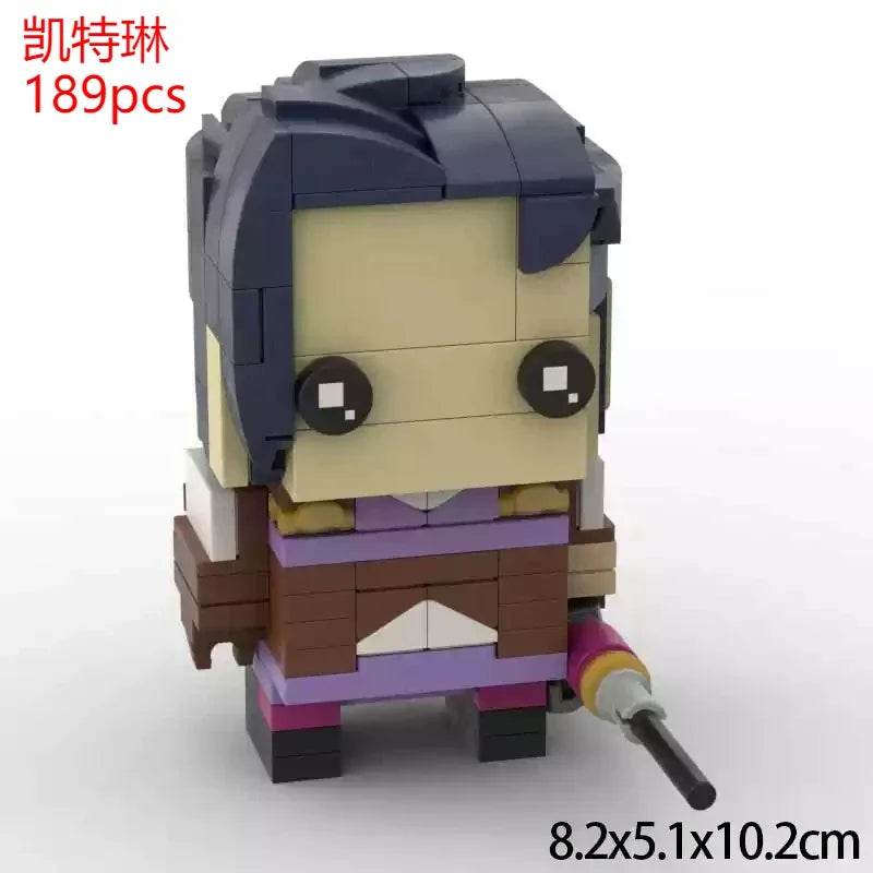 Battle Of Two Cities Moc Brickheadz Jinx Vi Ekko Toy Set - ToylandEU