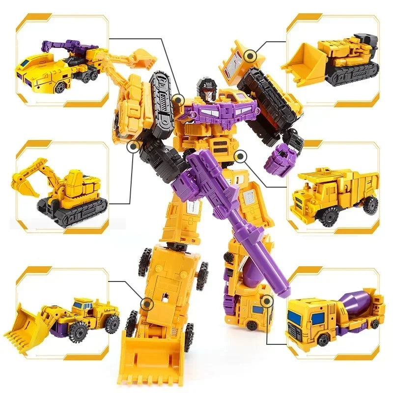 Transforming MINI Devastator 6-in-1 Robot Toy - Ideal Gift for Kids