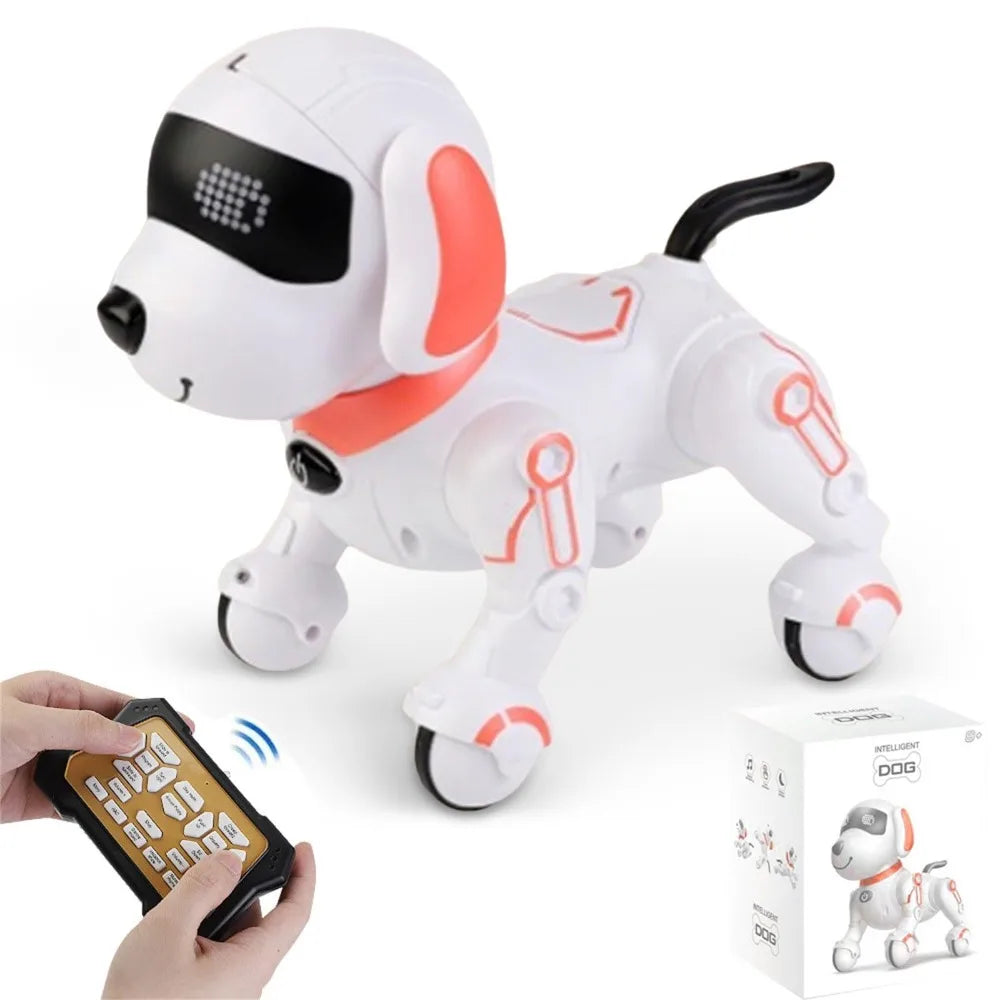 Remote Control Robot Dog Toy With Light Up LED Eyes
