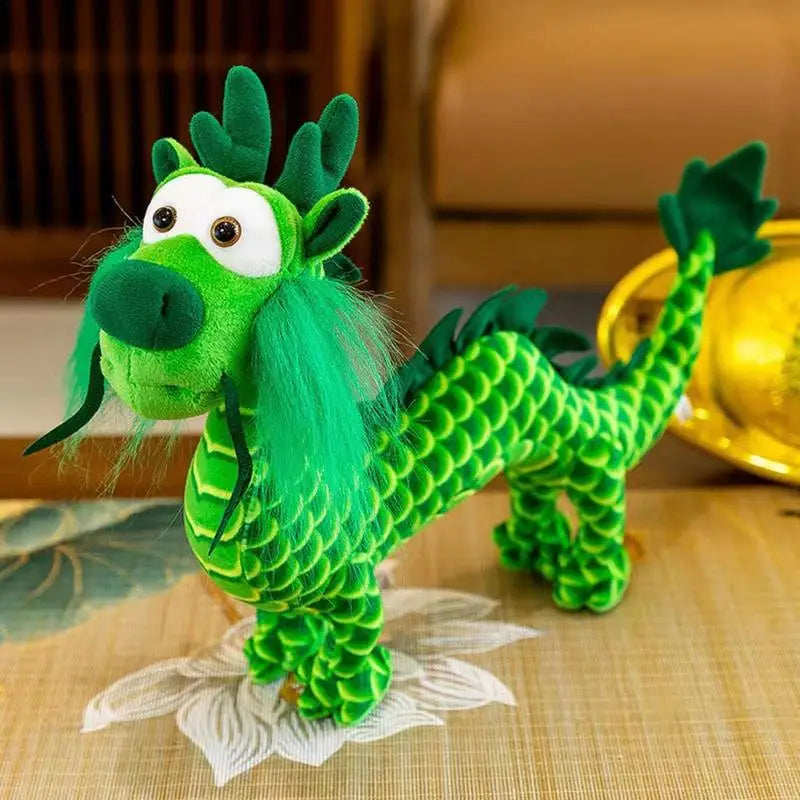 Dragon Stuffed Animal Chinese Dragon Plush Mascot Doll Year Of The - ToylandEU