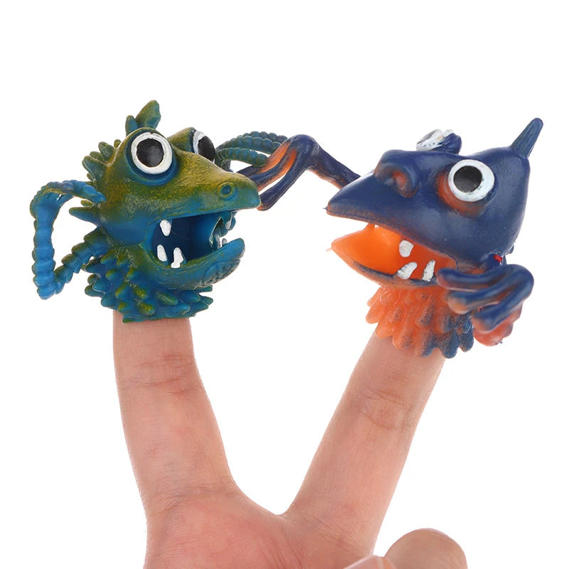 Funny Monster PVC Finger Puppets for Kids' Parties - ToylandEU