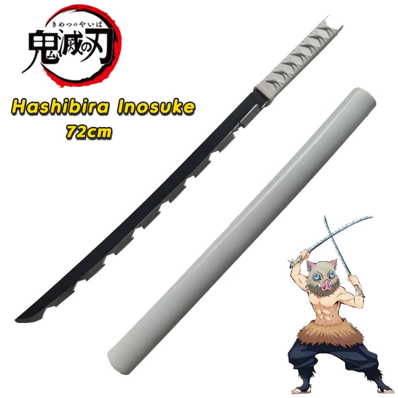Demon Slayer Katana Sword | 72 Cm Full Length | Eva Foam Material | Anime Prop