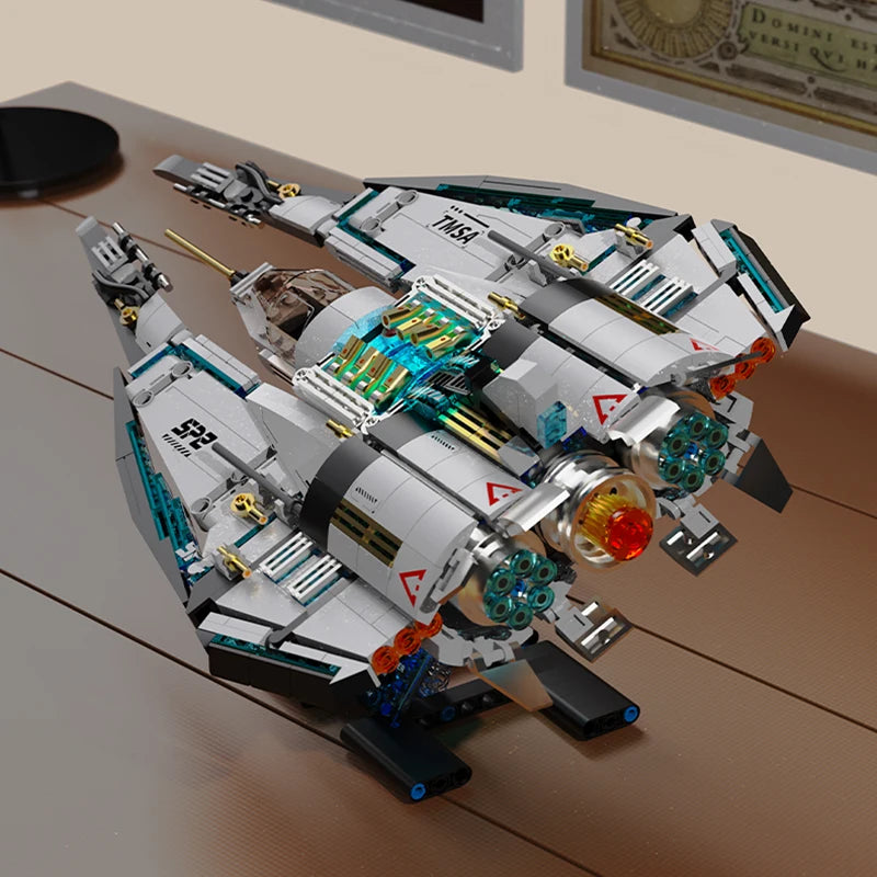 Galaxy Starship Building Block Set | 1400-Piece | Lego Compatible
