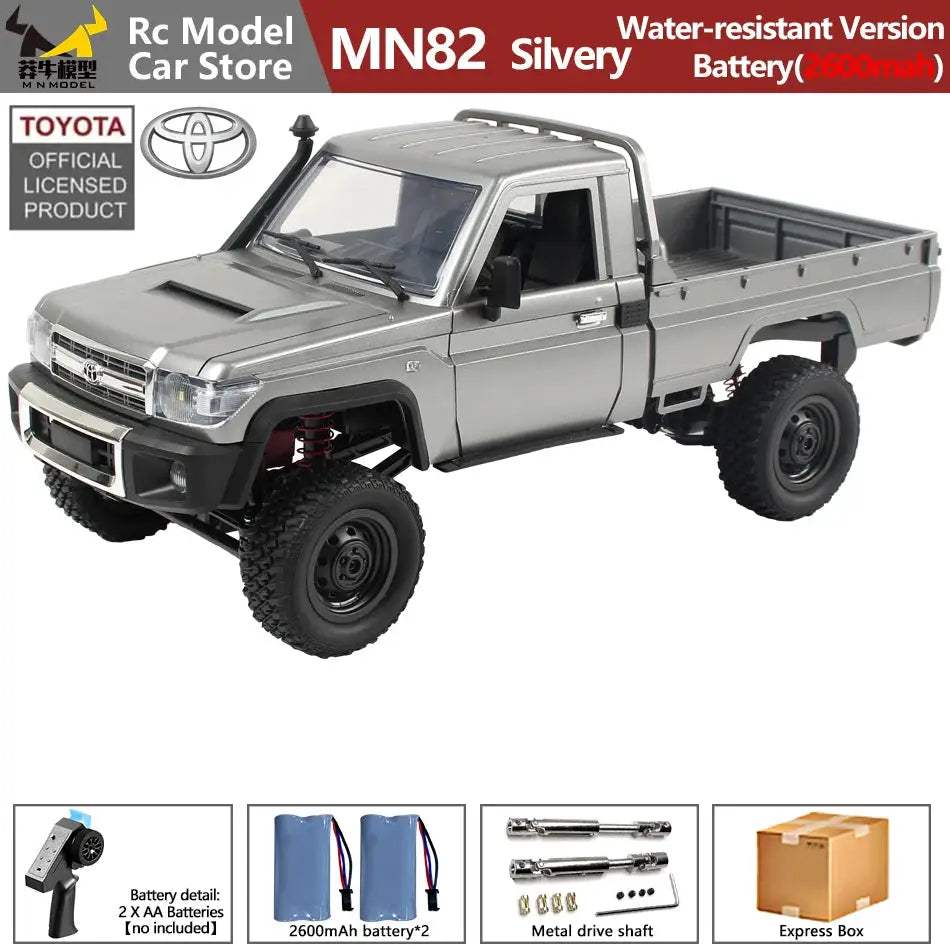 MN MODEL 1/12 4X4 Remote Control Diving Off-road Car Retro LC79 Truck Climbing All Terrain Vehicle Rock Crawler Toy for Adult - ToylandEU