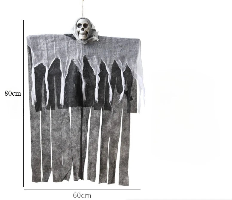 Hanging Ghost Prop | Glowing Non Woven Fabric | Indoors Outdoors | Single Pack