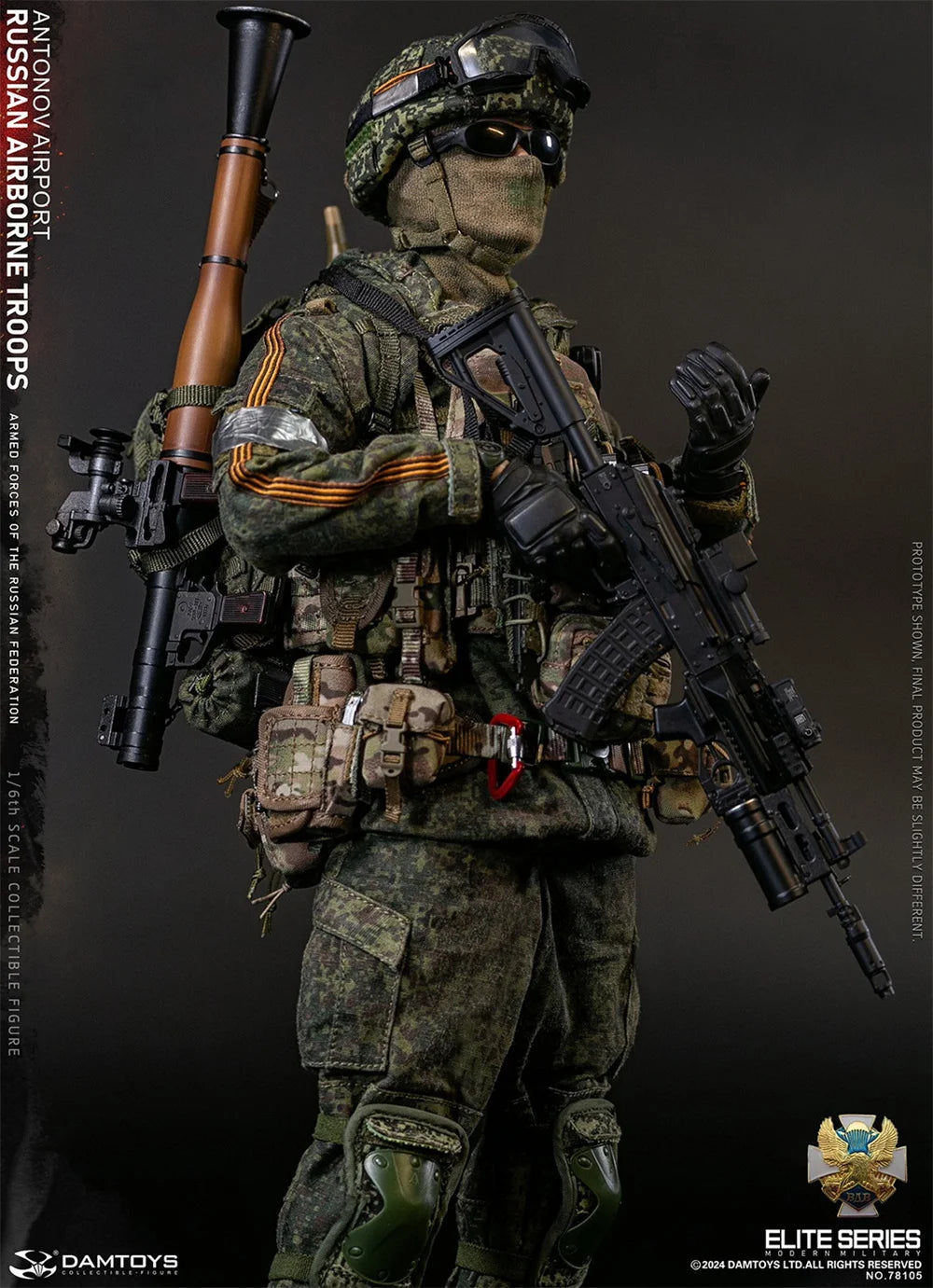 Action Figure | 1/6 Scale | Russian VDV Antonov Rifle Trooper | 12in