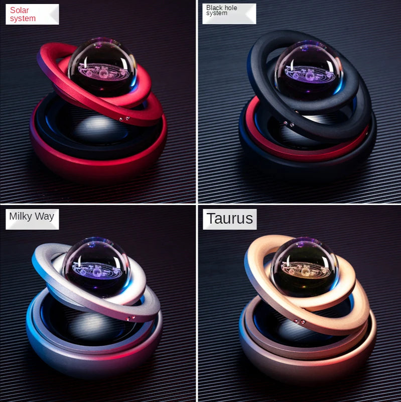 Sun-Powered Magnetic Levitation Car Freshener with Rotating Fragrance - ToylandEU