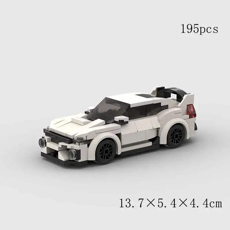MOC Speed Super Race Car Vehicle Racing Model Building Blocks Bricks Rally Sport Pickup Truck Toy City Technical Christmas gift - ToylandEU