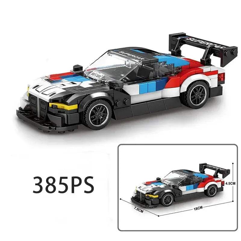 Speed Series Racing Sports Vehiclea Technique Car Supercar Building Blocks Set Bricks Classic MOC Model Toys For Kids - ToylandEU