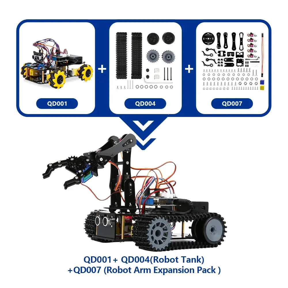 ACEBOTT ESP32 4WD Mecanum Wheel Camera IoT WiFi STEM STEAM Programming Smart Robot Car kit for School Project Arduino UNO R3 - ToylandEU