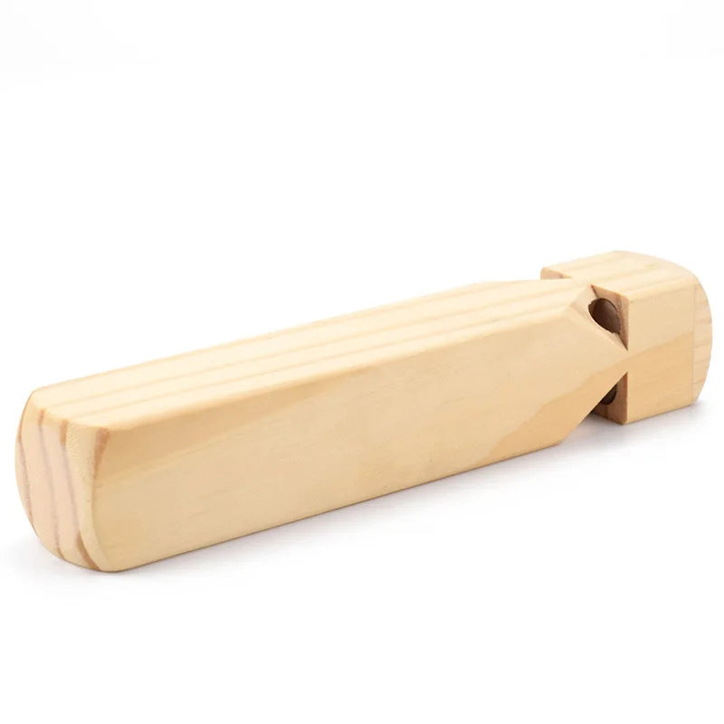 Musical Wooden Train Whistle for Teaching Babies and Kids