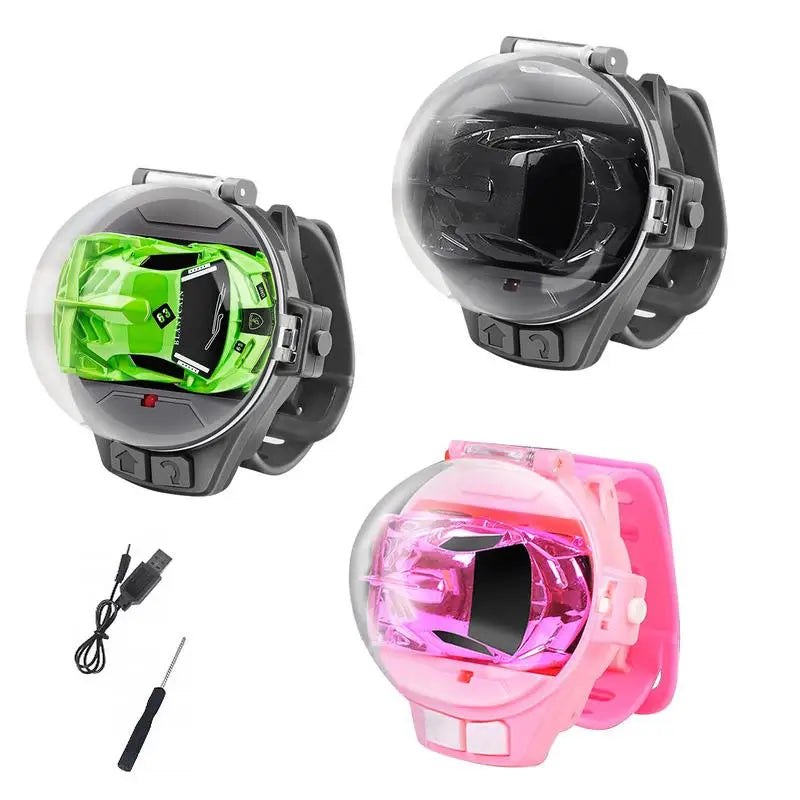 Remote-Controlled Mini Car Watch - USB Rechargeable Fun for Kids