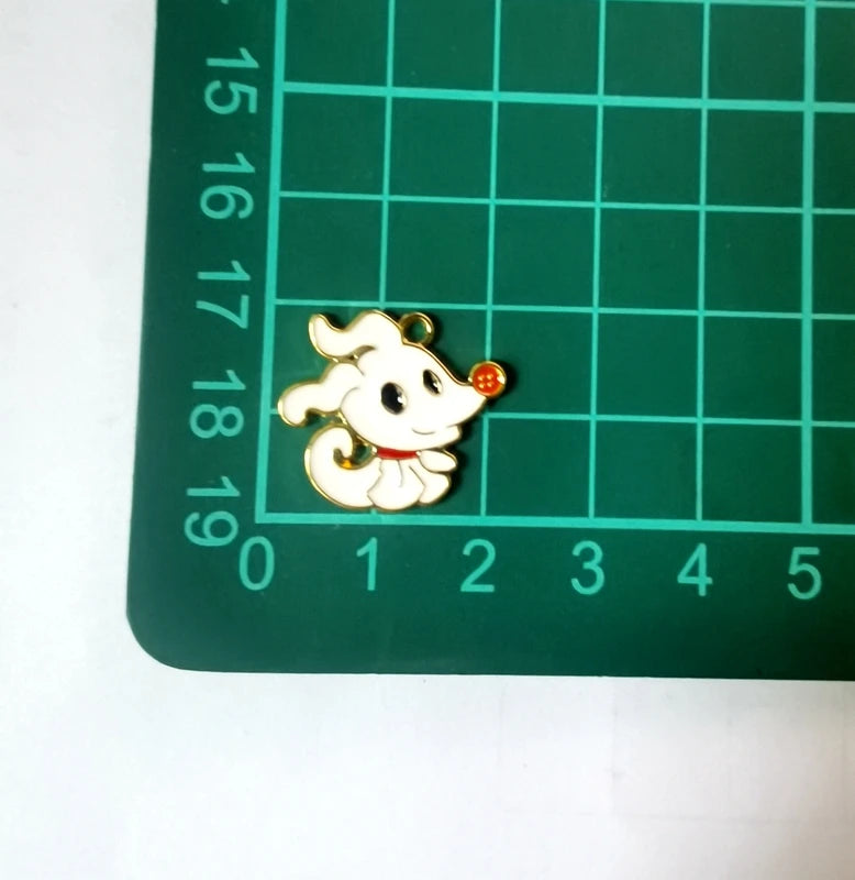 Halloween Pendant Charms | Metal | Keychain DIY | 10 Pieces