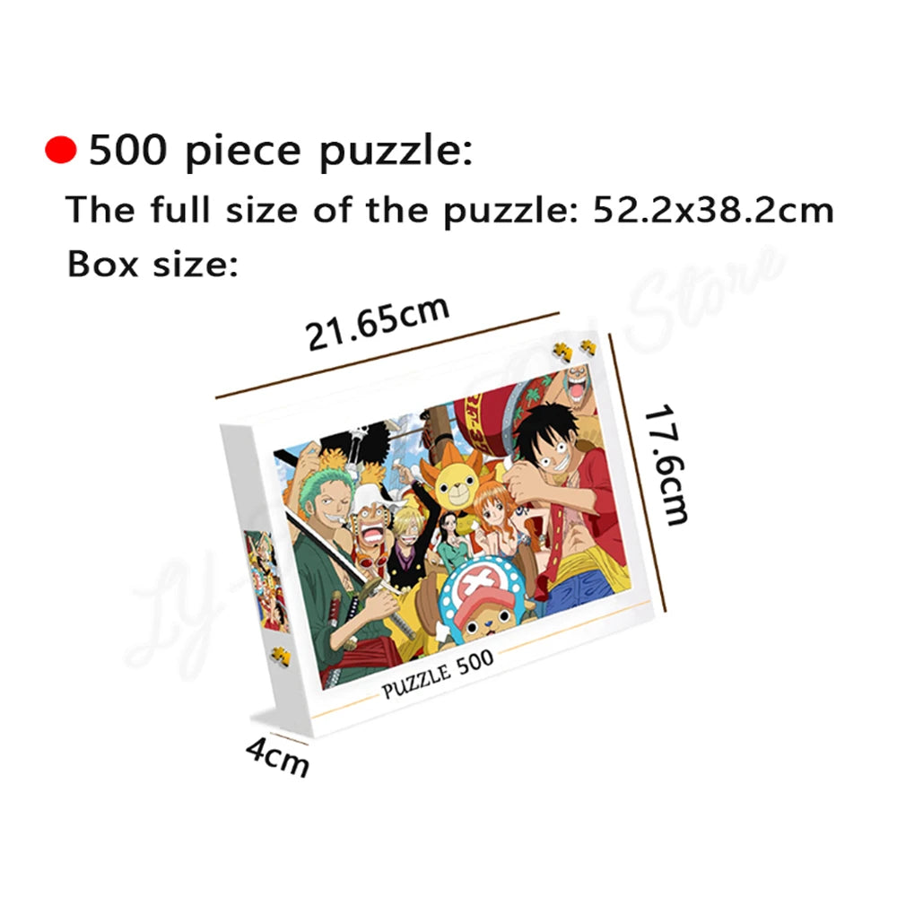 Jigsaw Puzzle | 1000 Pieces | One Piece Anime Theme | Luffy Zoro