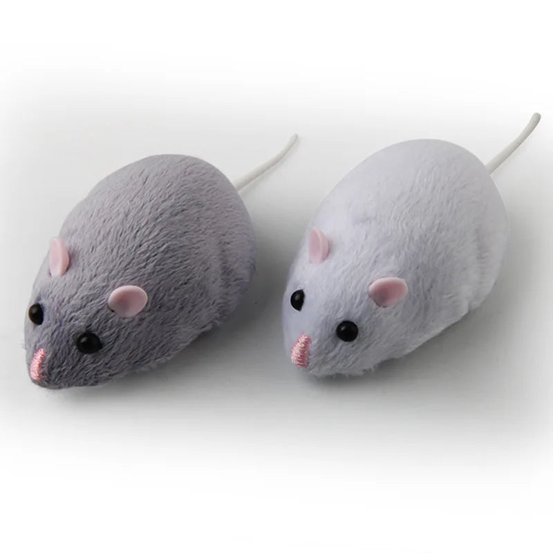 Wireless Remote-Controlled Gray and White Mouse Model - ToylandEU