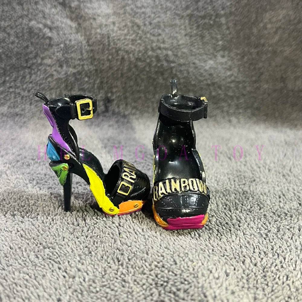 Premium Doll Accessories Rainbow School Shoes For Girls - ToylandEU