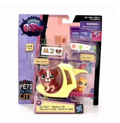 Littlest Petshop Playset | Mini Animal Figures | 2 Cm Size | Kids Toy