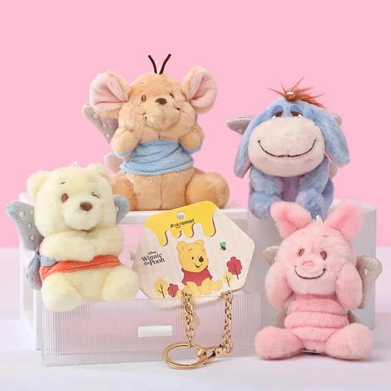 Plush Character Keychains | Winnie Pooh Set | Soft Bag Pendant | 11Cm To 30Cm