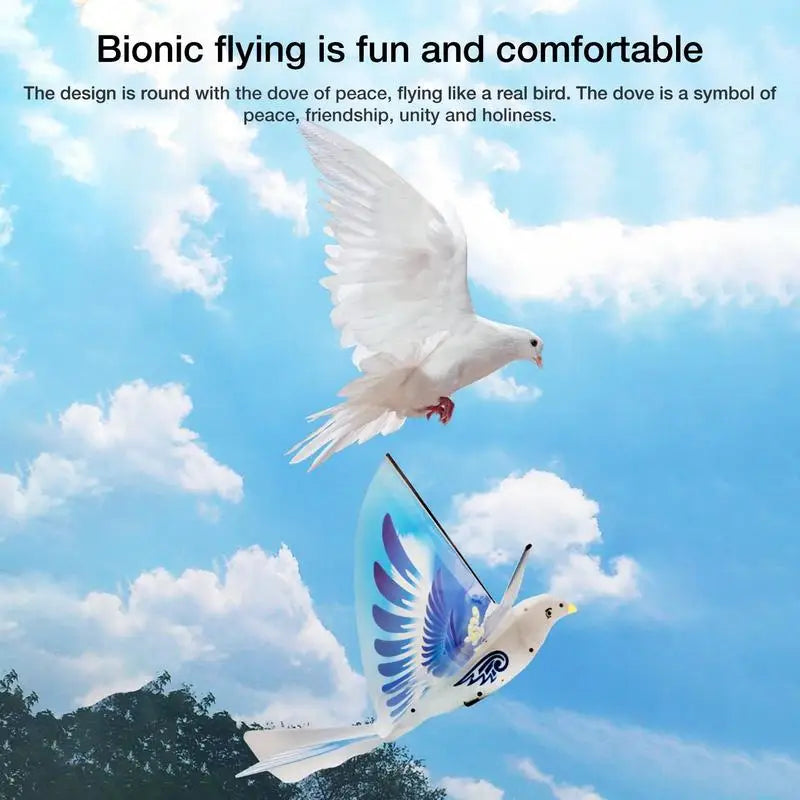 Flying Bird Toy Drone - Remote Control Fun for Kids & Adults Outdoors