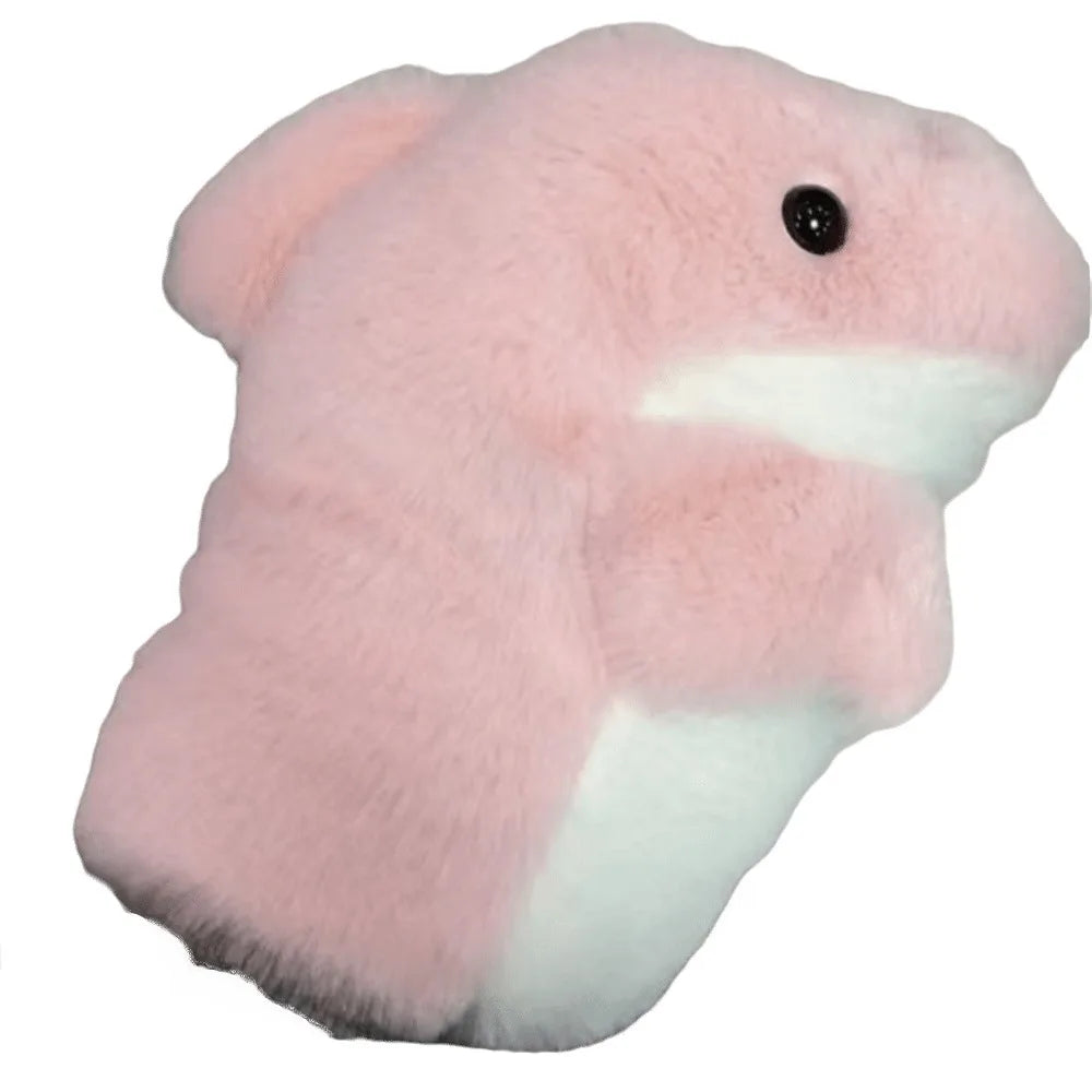 Shark Hand Puppet | Plush Material | Pink Grey Color | Early Educational Toy
