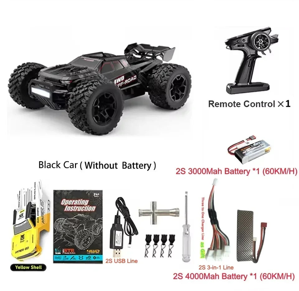 Brushless 14 Scale RC Car 4WD High Speed Offroad Racing
