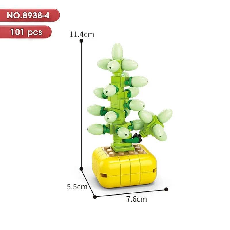 Educational Blocks Lego Compatible Floral Bonsai Kit Kids - ToylandEU