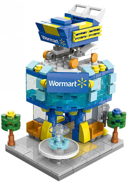 Lego Compatible Building Blocks | Mini City Street View Set | Small Blocks | 14+